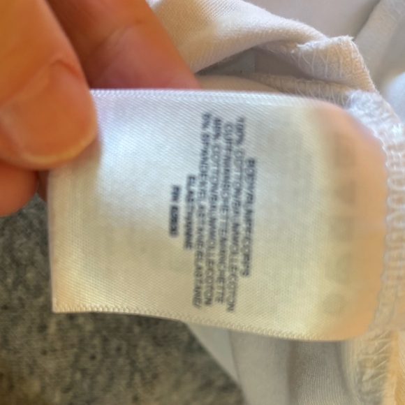 Lands’ End Classic White Kids Long Sleeve Turtleneck Shirt, Size L 14/16 - Picture 4 of 9